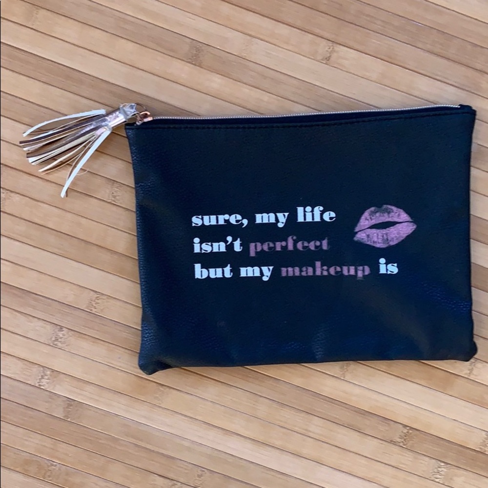 Barely used large makeup bag
